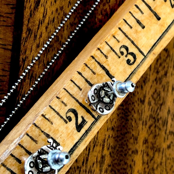 HTF Brighton retired Swarovski crystal ladybug necklace and earrings - Picture 11 of 15